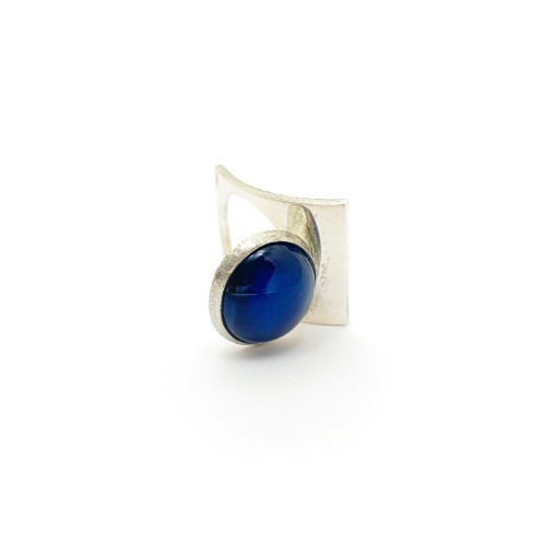 Anello BlackMax Resina blu MAX37