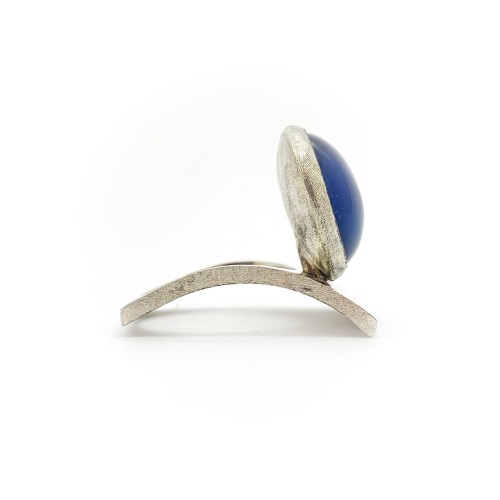 Anello BlackMax Resina blu MAX37