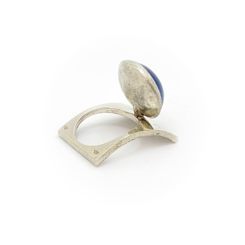 Anello BlackMax Resina blu MAX37