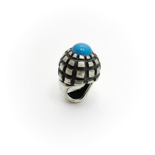 Anello BlackMax Pietra di Luna Moonstone MAX33