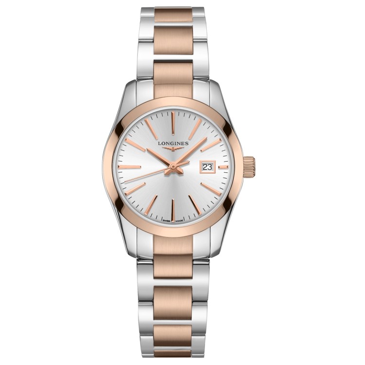 Longines CONQUEST Classic L2.286.3.72.7 Quarzo Argente 29,5 mm PVD