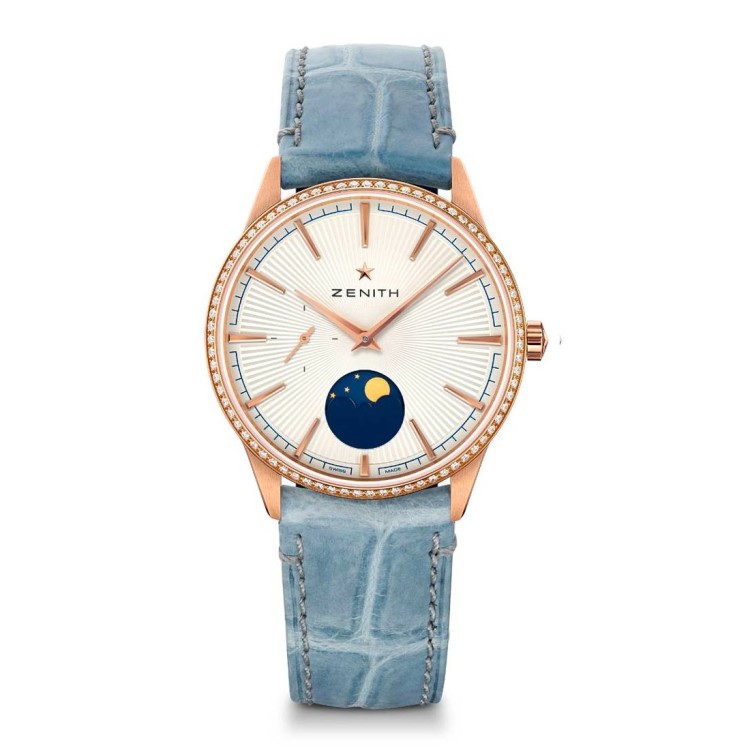ZENITH ELITE Moonphase 22.3200.692/01.C832Oro Rosa Diamanti 36 mm.