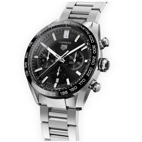 TAG HEUER CARRERA Cronografo CBN2A1B.BA0643  Nero 44 mm Ceramica.