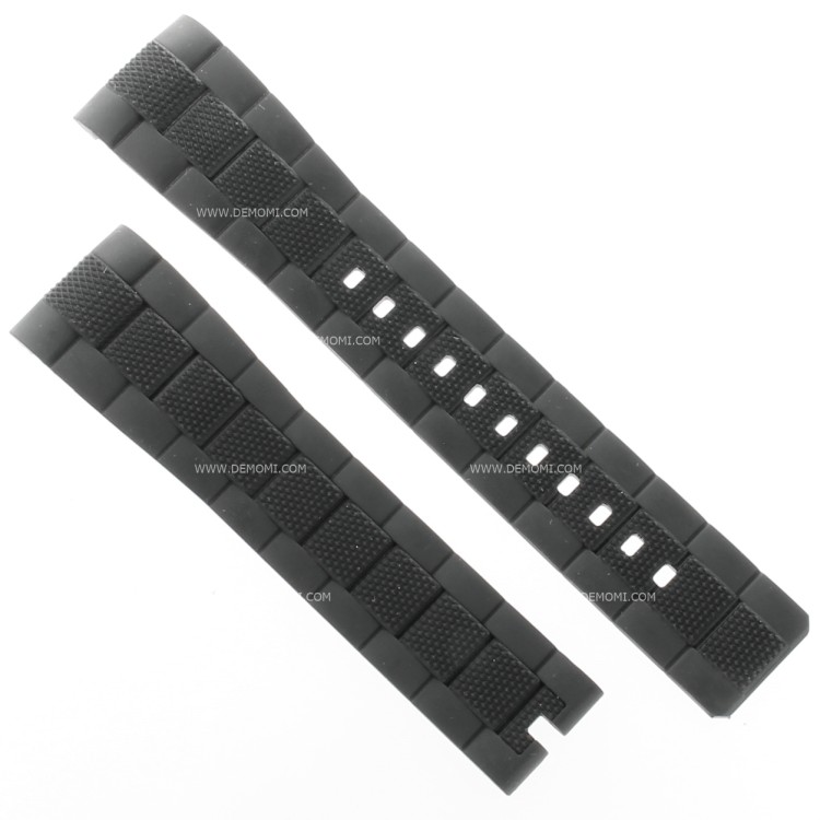 Zenith Cinturino Caucciù 27.00.2118.642 Nero 21/18 mm attacco integrato per Defy