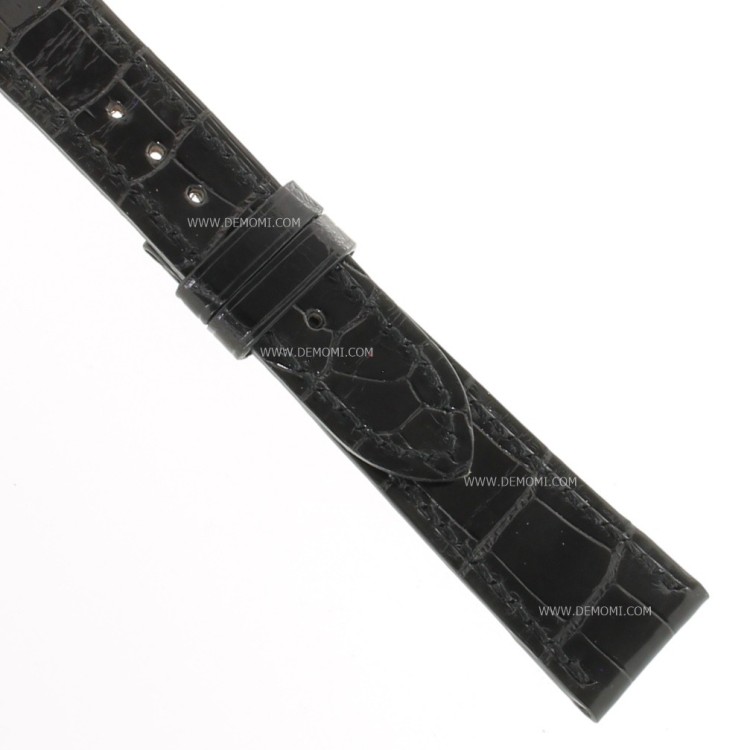 Patek Philippe Cinturino Alligatore nero lucido 20/16mm