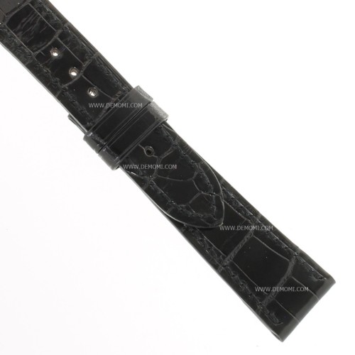 Patek Philippe Cinturino Alligatore nero lucido 20/16mm