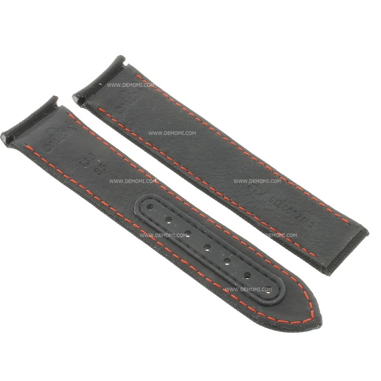 OMEGA cinturino tela tessuto Nero  Speedmaster dark side of the moon 311.92.44.51.01.007 déployante deployante