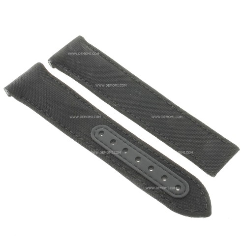 OMEGA cinturino tela tessuto Nero  Speedmaster dark side of the moon 311.92.44.51.01.007 déployante deployante