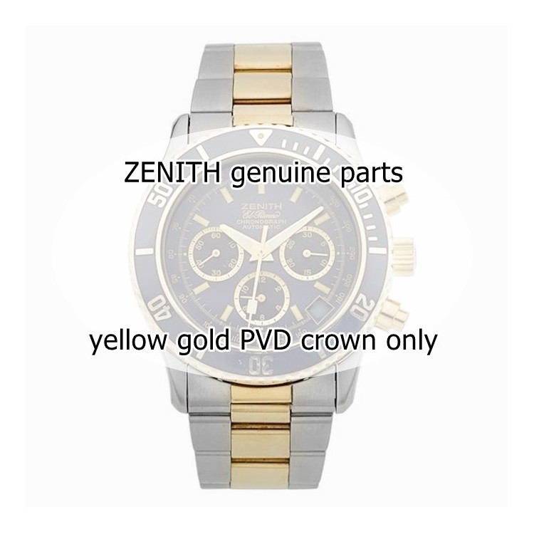 Zenith Corona a vite laminata gialla per 89.0310.400 cronografo De Luca