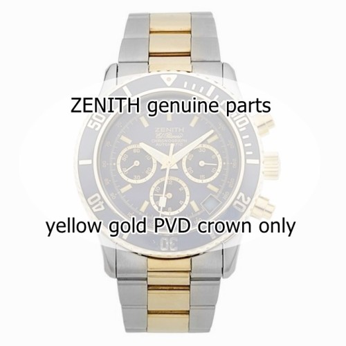 Zenith Corona a vite laminata gialla per 89.0310.400 cronografo De Luca