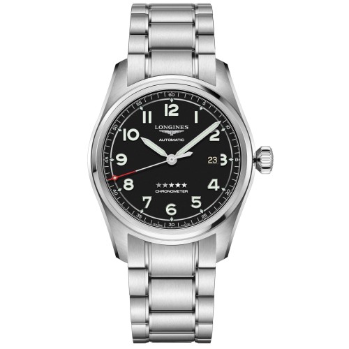 LONGINES SPIRIT L3.811.4.53.9 Acciaio Automatico 42 mm con bracciale e cintutrini