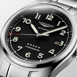 LONGINES SPIRIT Prestige L3.811.4.53.9Acciaio 42 mm Automatico Nero. 2