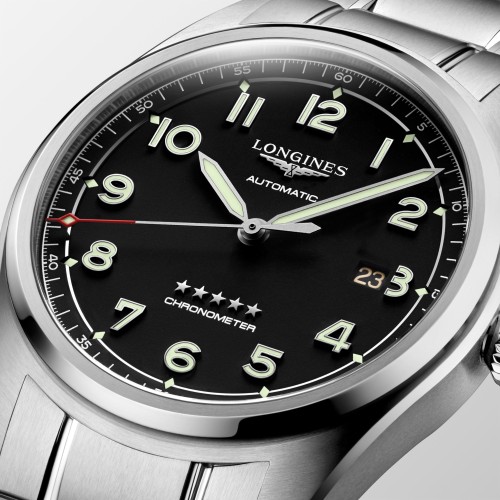 LONGINES SPIRIT L3.811.4.53.9 Acciaio Automatico 42 mm con bracciale e cintutrini