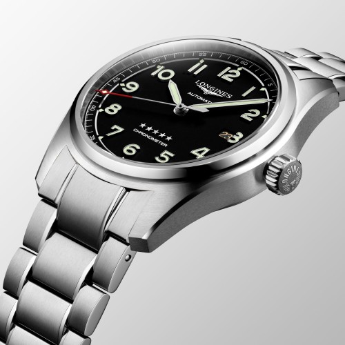 LONGINES SPIRIT L3.811.4.53.9 Acciaio Automatico 42 mm con bracciale e cintutrini