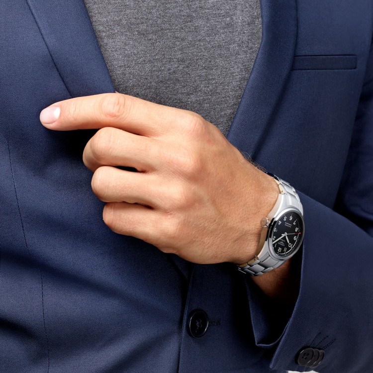 LONGINES SPIRIT L3.811.4.53.9 Acciaio Automatico 42 mm con bracciale e cintutrini