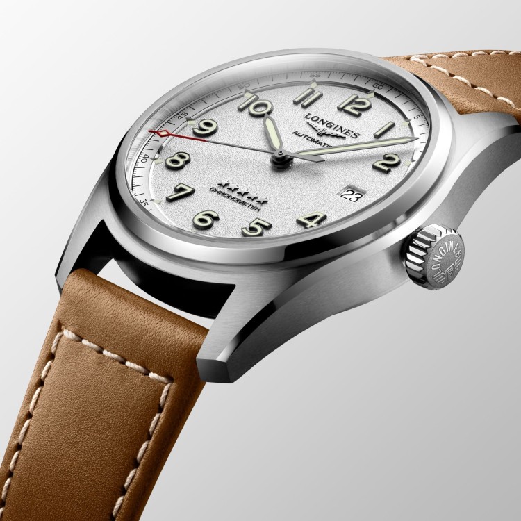LONGINES SPIRIT L3.810.4.73.2 Acciaio 40 mm Automatico Argentè.