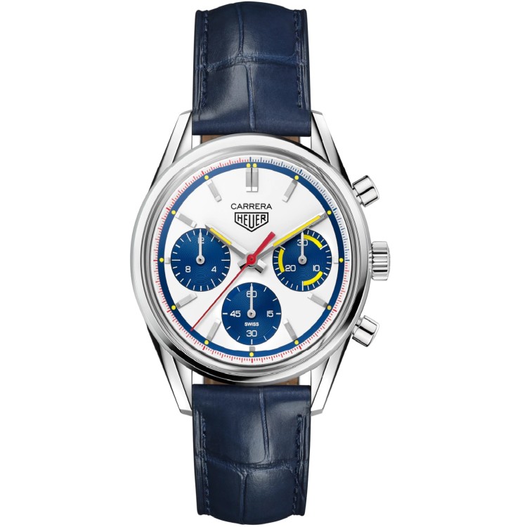 TAG HEUER CARRERA Cronografo CBK221C.FC6488 Bianco 39 mm