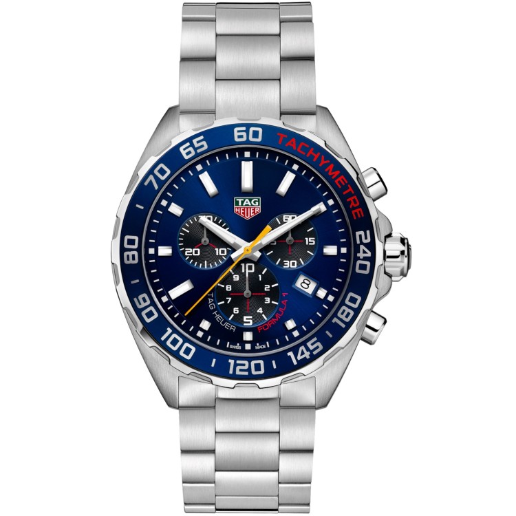 TAG HEUER FORMULA 1 CAZ101AB.BA0842 43 mm Cronografo al Quarzo Blu Acciaio
