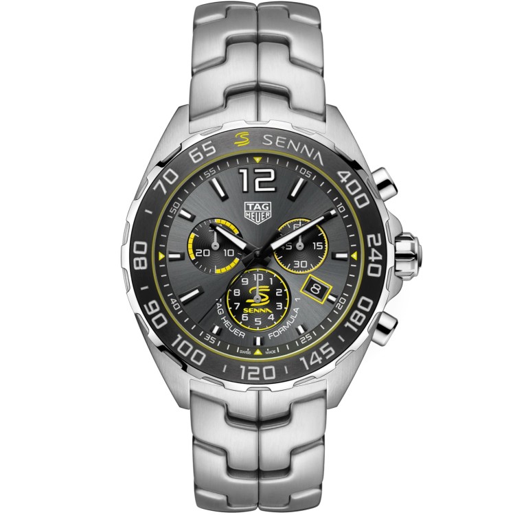 TAG HEUER FORMULA 1 SENNA CAZ101AF.BA0637 43 mm Grigio Cronografo al Quarzo
