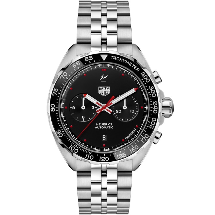 TAG HEUER FORMULA 1 X FRAGMENTE CAZ201A.BA0641 44 mm Cronografo Automatico Nero Acciaio