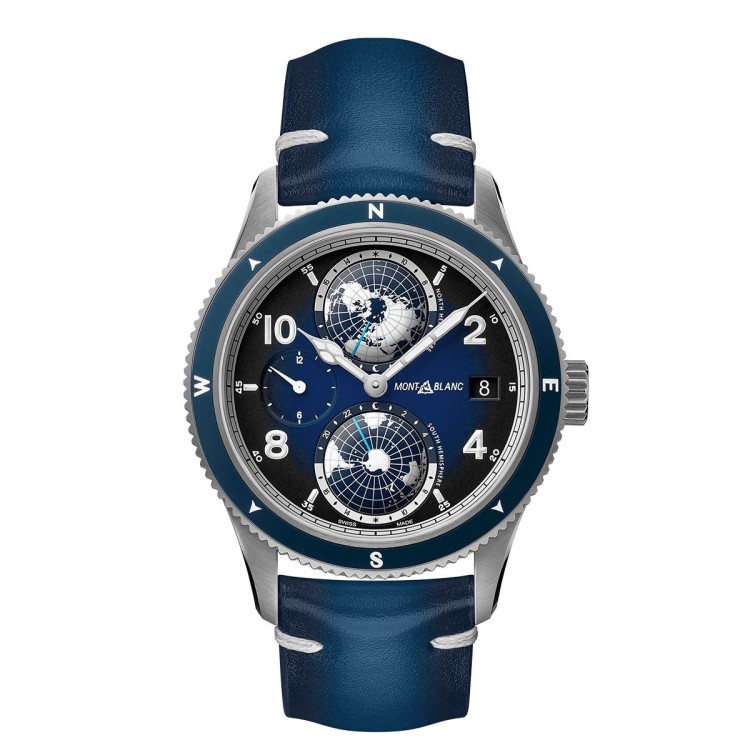 MONTBLANC 1858 Geosphere 125565 Automatico 42 mm Blu