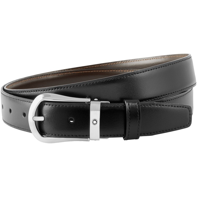 MONTBLANC Cintura 118425 Pelle Double Face.