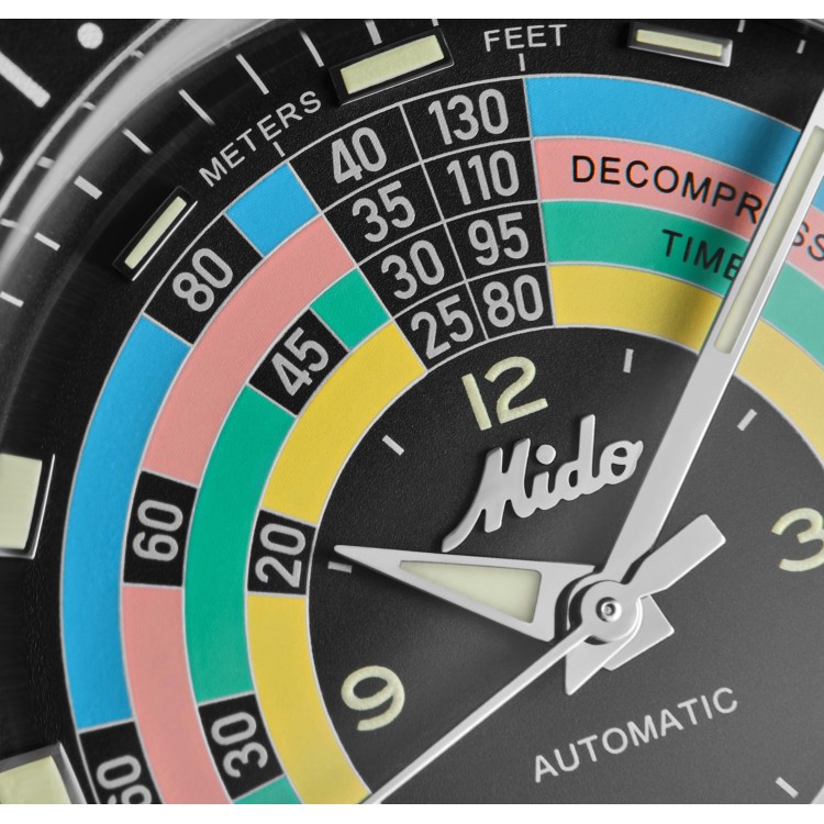 MIDO Ocean Star Decompression Timer 1961 M026.807.11.051.00 Automatico in Acciaio 40,5 mm Nero.