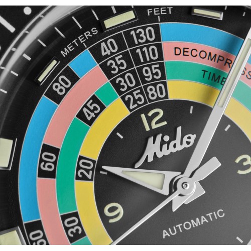 MIDO Ocean Star Decompression Timer 1961 M026.807.11.051.00 Automatico in Acciaio 40,5 mm Nero.