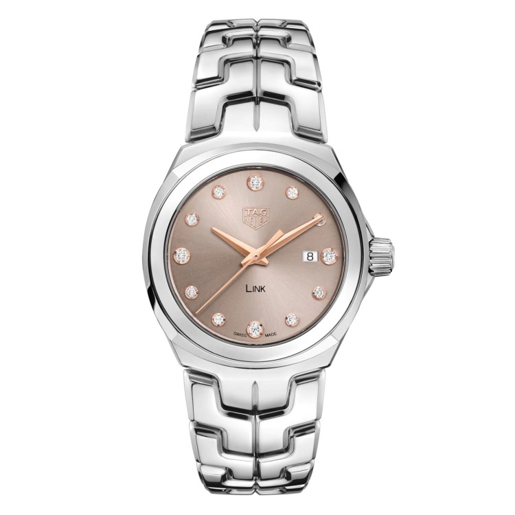 TAG HEUER LINK WBC131E.BA0649 32 mm al Quarzo Acciaio Diamanti