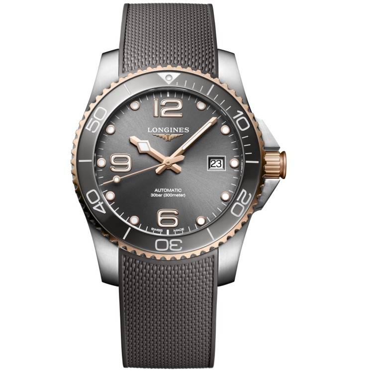LONGINES HydroConquest Ceramic L3.781.3.58.9 PVD Automatico 41 mm Nero.