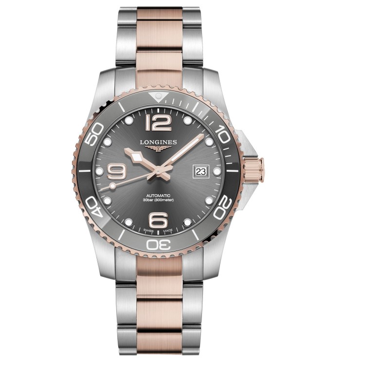 LONGINES HydroConquest Ceramic L3.781.3.78.7 PVD Automatico 41 mm Rosa.