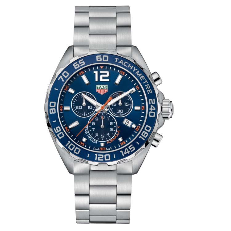 TAG HEUER FORMULA 1 CAZ1014.BA0842 43 mm Cronografo al Quarzo Blu Acciaio.