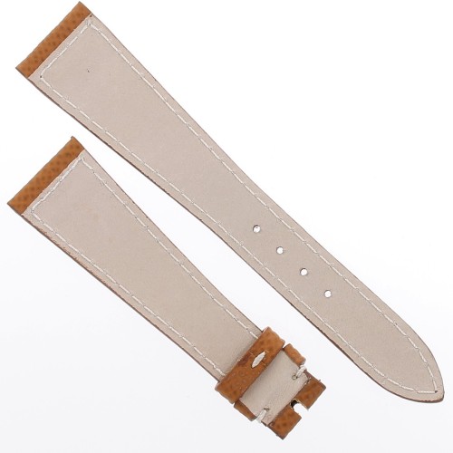 Cinturino Sartoriale Pelle Marrone Saffiano 20/14 mm B30B classico