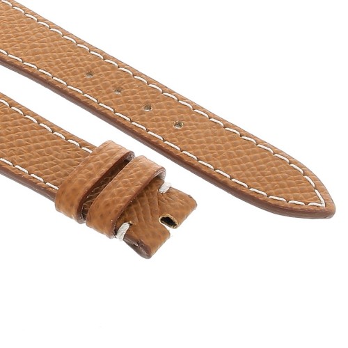 Cinturino Sartoriale Pelle Marrone Saffiano 20/14 mm B30B classico
