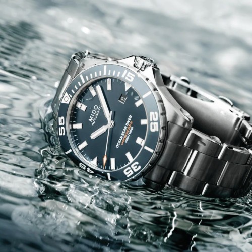 MIDO Ocean Star M026.608.11.041.00 Automatico in Acciaio 43 mm Lunetta Ceramica
