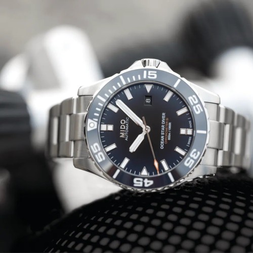 MIDO Ocean Star M026.608.11.041.00 Automatico in Acciaio 43 mm Lunetta Ceramica