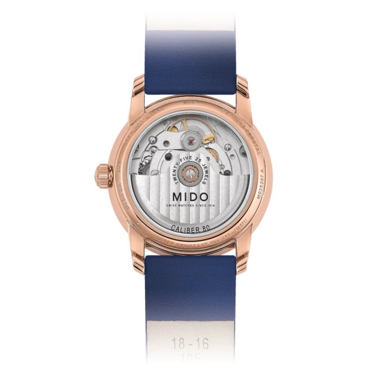 Mido Baroncelli Wild Stone M035.207.37.491.00 Orologio Automatico 33 mm Acciaio PVD Rosa.