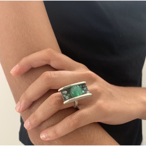 Anello BlackMax Agata MAX39