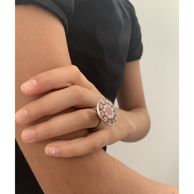 Anello BlackMax Argento Murrina MAX9