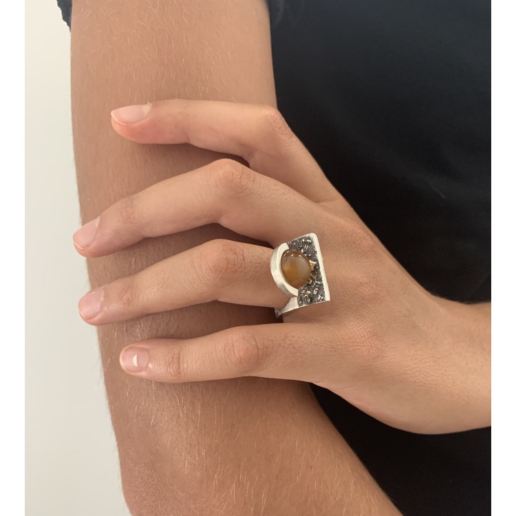 Anello BlackMax Corniola MAX8