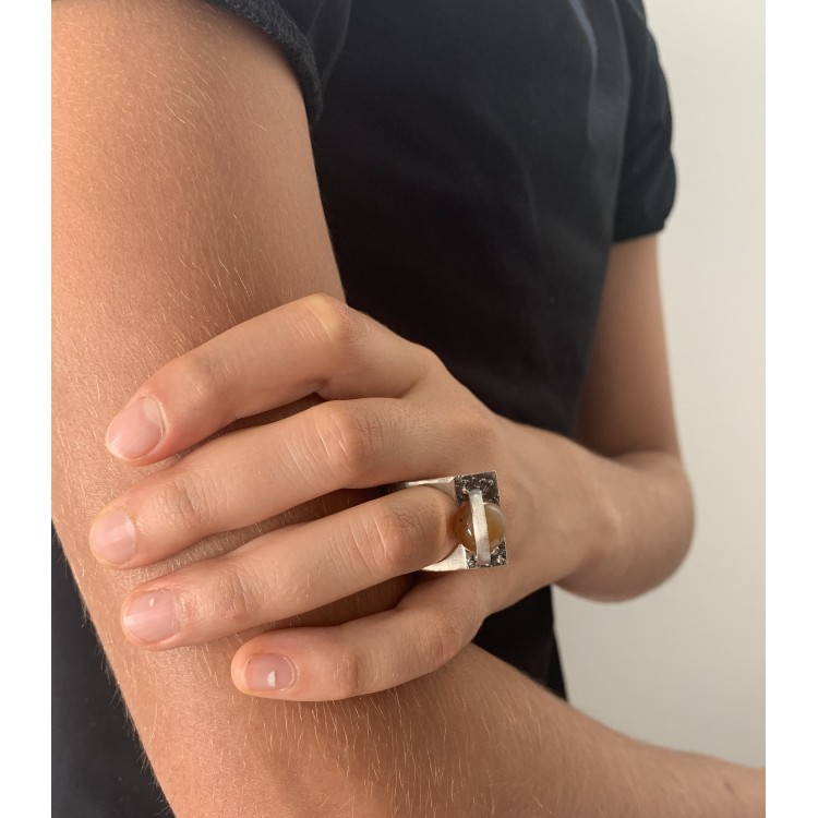 Anello BlackMax Corniola MAX8
