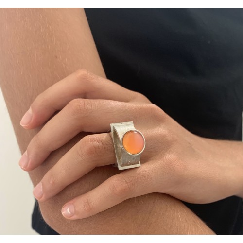 Anello BlackMax Pietra di Luna MAX24