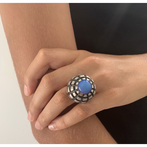 Anello BlackMax Pietra di Luna MAX33