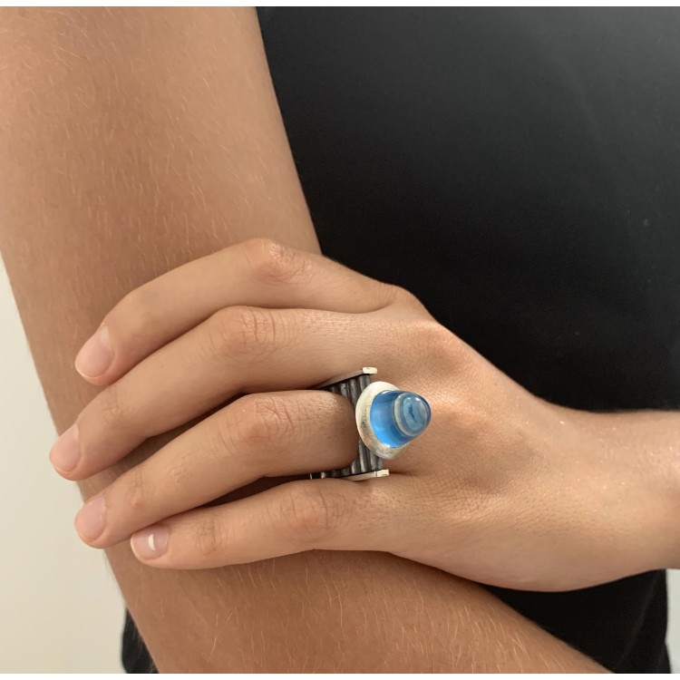 Anello BlackMax Vetro semilellittico MAX26.1