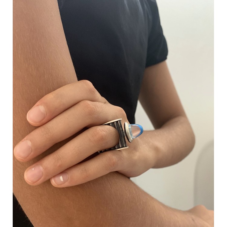 Anello BlackMax Vetro semilellittico MAX26.1