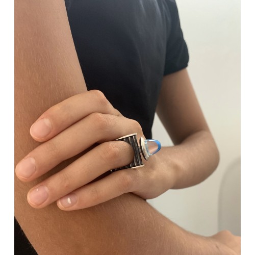 Anello BlackMax Vetro semilellittico MAX26.1