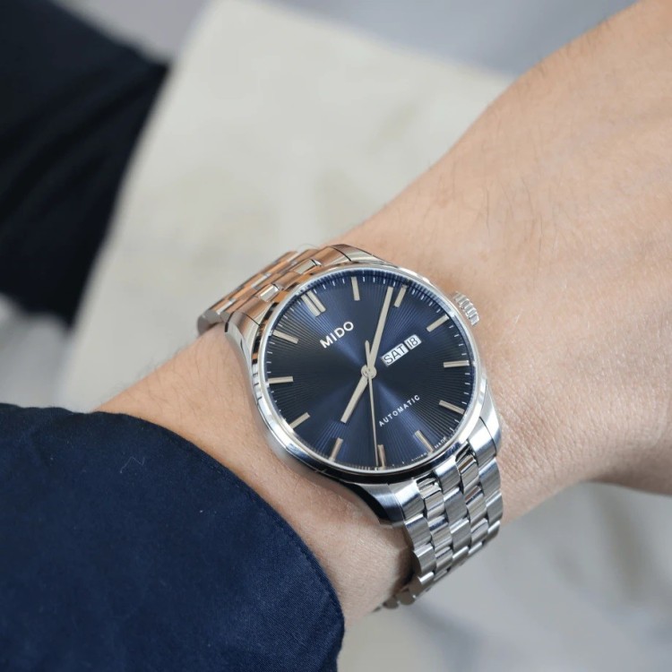 Mido Belluna M024.630.11.041.00 Orologio  Automatico 42,5 mm Blu