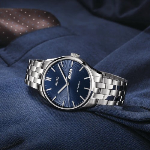 Mido Belluna M024.630.11.041.00 Orologio  Automatico 42,5 mm Blu