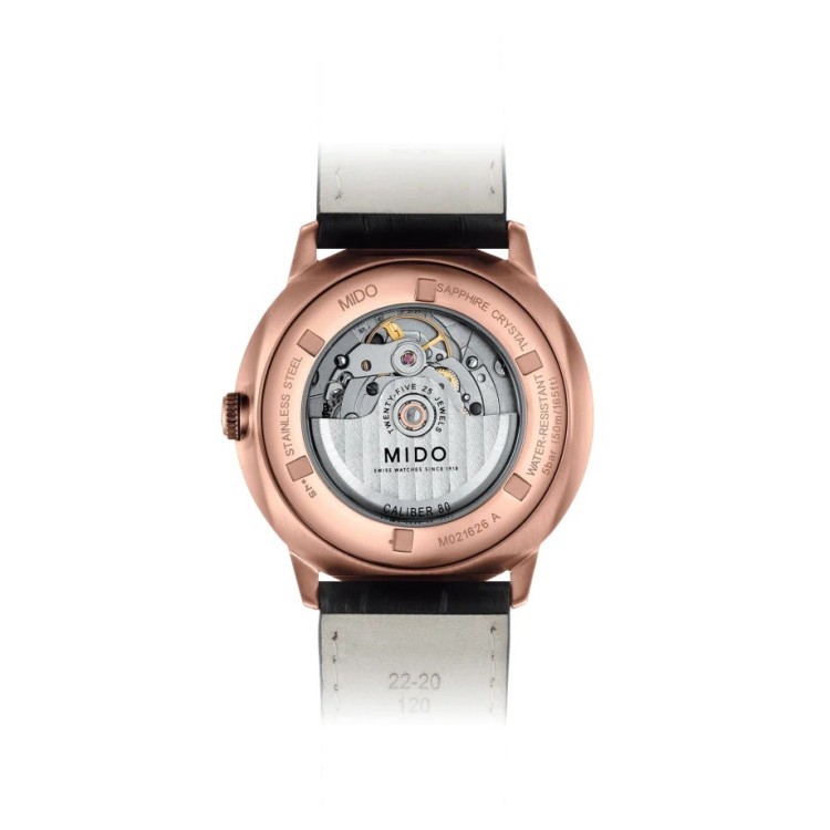 MIDO Commander Big Date M021.626.36.051.00 Automatico Acciaio PVD Nero 42 mm