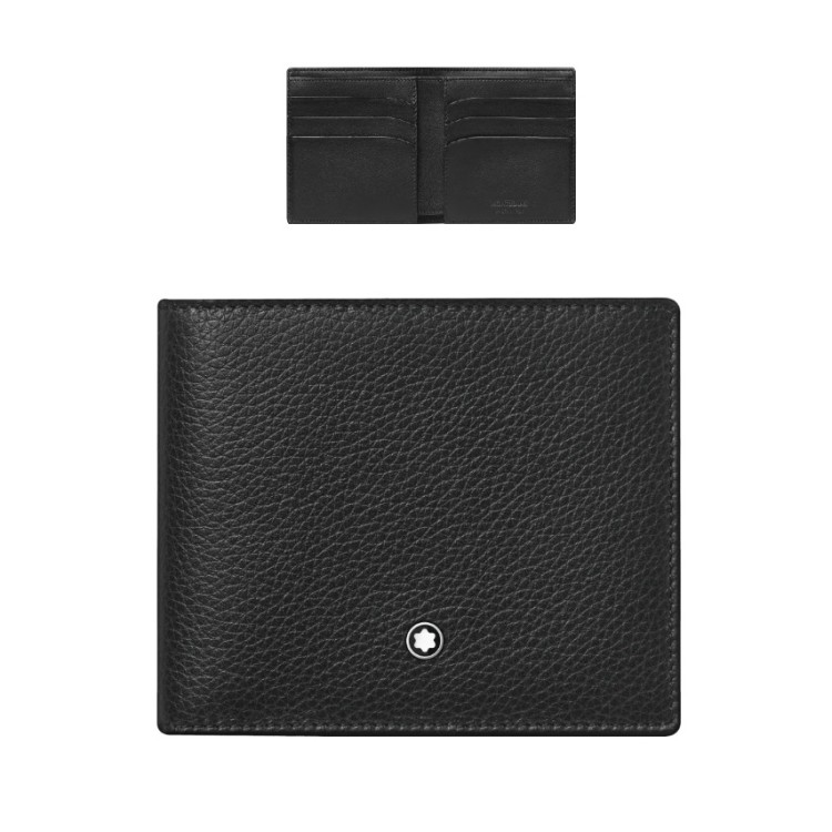 Meisterstuck Soft Grain MONTBLANC Portafoglio Orrizontale 126250 per 6 CC.